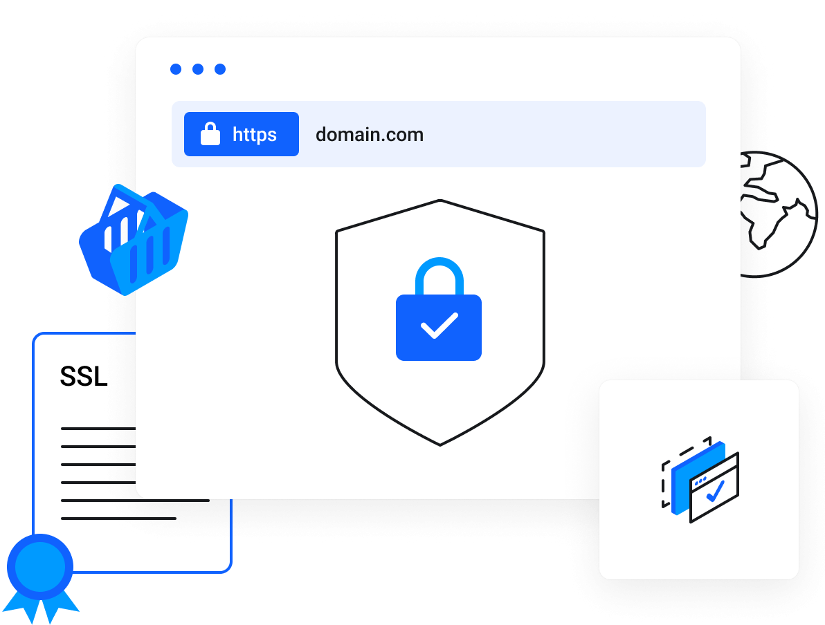 Register Your Domain Name with Free Privacy Protection - Increase business trust with SSL Certificates